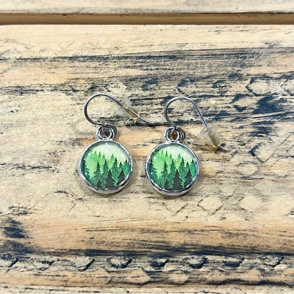 Forest Drop Earrings - Picture 2 of 3